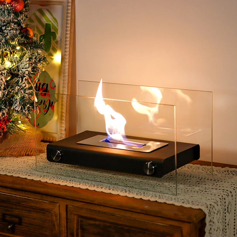 14" Rectangular Tabletop Fire Bowl Pot