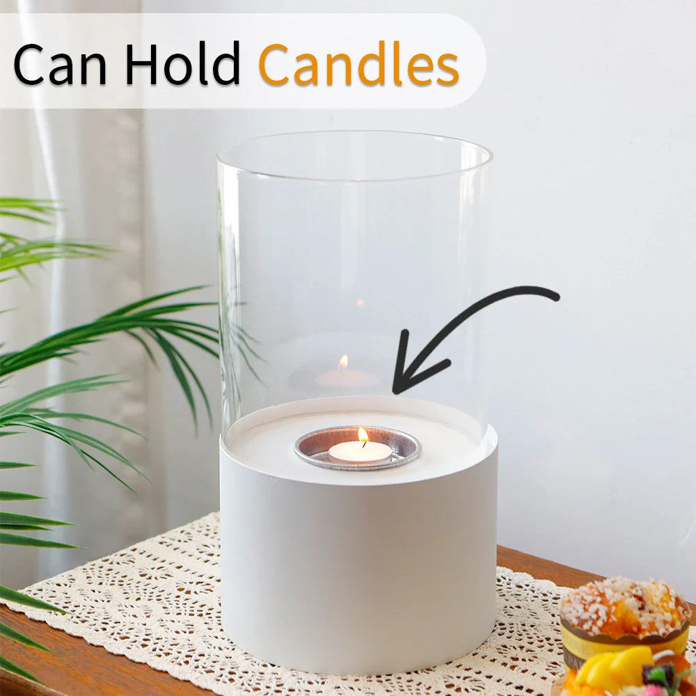 11.4" Round Portable Tabletop Fireplace