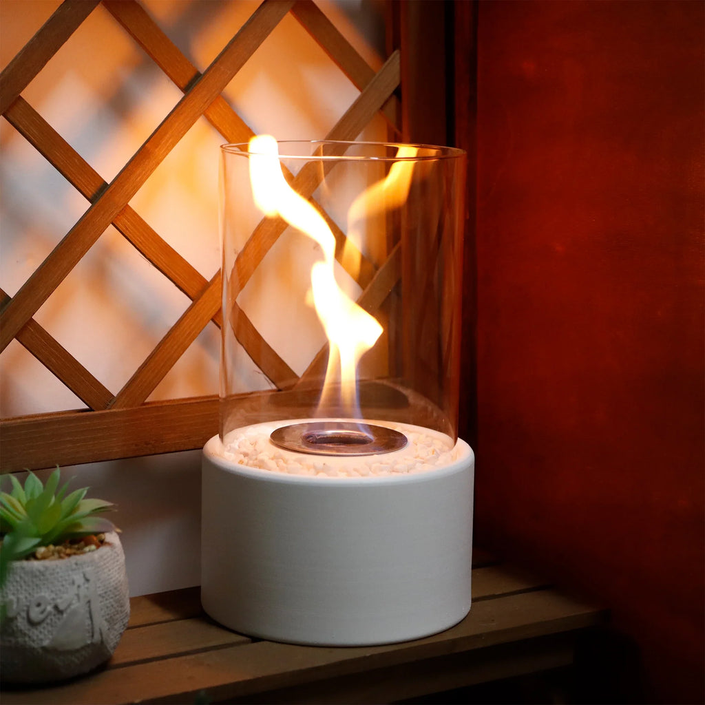 10.5" Tabletop Fire Bowl Pot Fireplace
