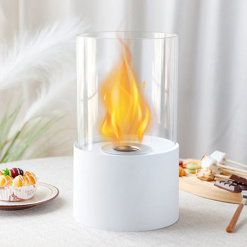 11.4" Round Portable Tabletop Fireplace